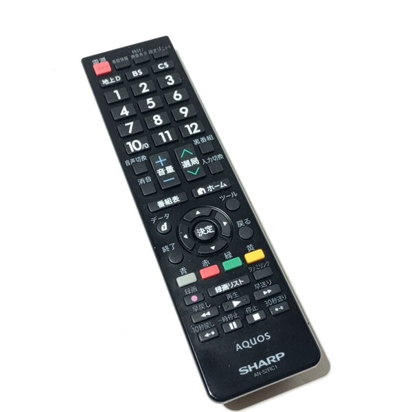 G 保証有り 送料無料 SHARP 純正 テレビリモコン AN−52RC1