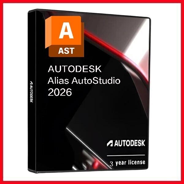 正規版3年版 Autodesk Alias AutoStudio 2023/2024/2025/2026 Win64bit