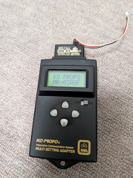 ミニッツMR-03セッティングカード