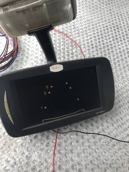 市光工業 市光 ICHIKOH ST-800 st-800 バックモニター バック モニター 動作確認済み 送料無料 18828