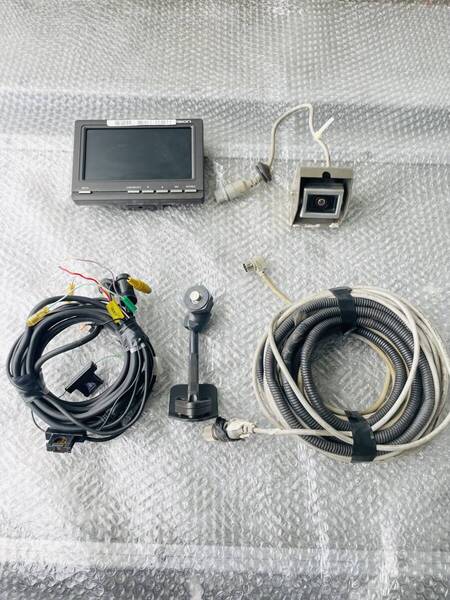一式 送料無料 三菱 カービジョン CARVISION バックモニター CM-6000 バックカメラ ケーブル20m C-5000 動作確認済み 18870