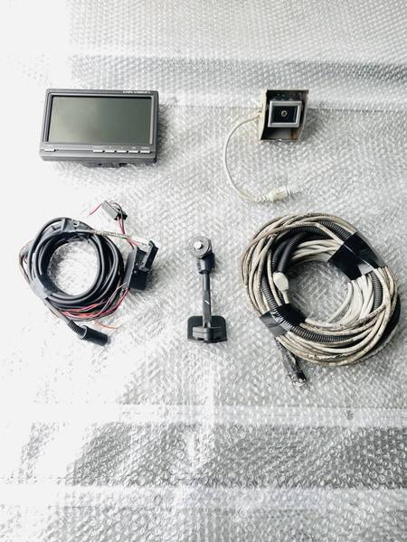 一式 送料無料 三菱 カービジョン CARVISION バックモニター CM-7200A バックカメラ ケーブル18m C-5000 動作確認済み 18872
