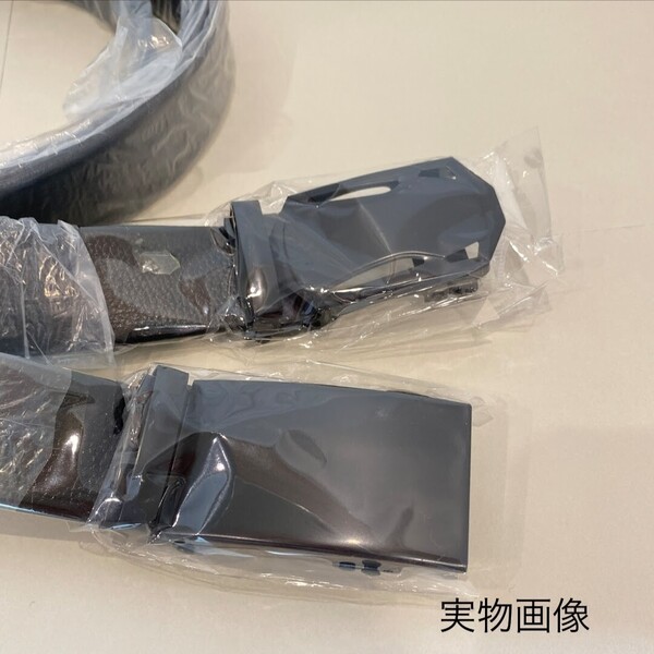 【2本セット】オートロック ベルト 穴なし メンズ レザーブラック 就活 学生男性 紳士 ビジネス 無段階調整 合皮 黒 ゴルフ 新品