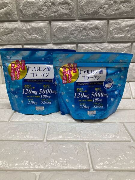 ヒアルロン酸コラーゲン 30日分 210g 2袋 毎日に潤いを! プラセンタ セラミド yu001