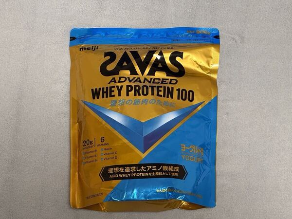 SAVAS ADVANCED ホエイプロテイン100 ヨーグルト風味 900g ザバス ホエイプロテイン