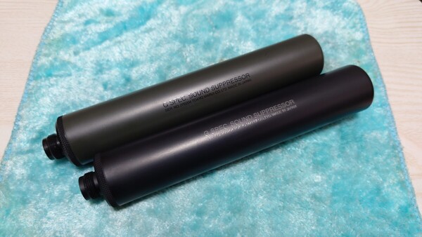 東京マルイVSR10-Gスペック用純正サイレンサー 黒、OD