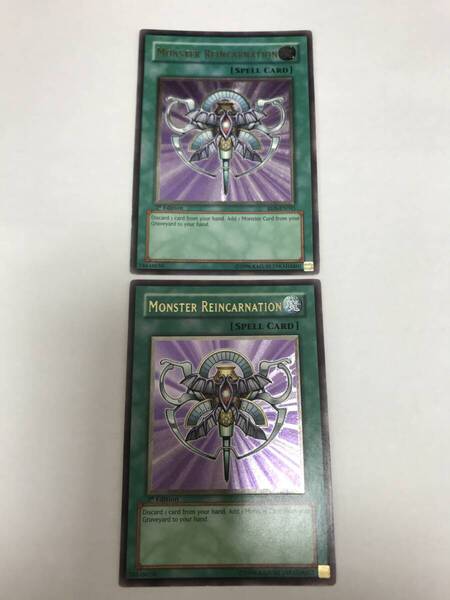 1st RDS-EN045 アルティメットレア 死者転生 2枚セット 遊戯王 英語 レリーフ