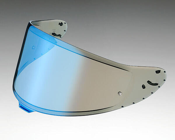 2) 新品 未使用 SHOEI ショウエイ CWR-F2 スモークミラーシールド ブルー 4512048572341 Z-8 Z-15