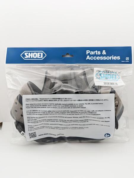 1)新品 ショウエイ SHOEI 純正品 J-STREAM センターパッド S9 ハード 4512048204860 / J-FORCE III、J-FORCE3、Jストリーム