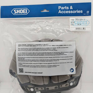 3)新品 未使用 SHOEI ショウエイ 4512048383503 TYPE-G XL9 センターパッド タイプG GT-Air GTエアー