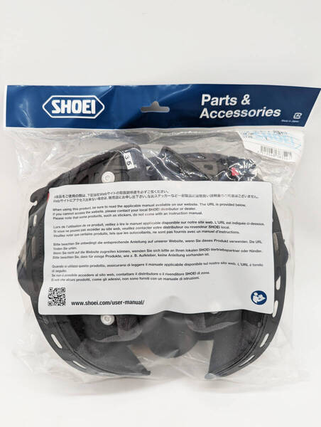 1) 新品 未使用 SHOEI ショウエイ GT-Air 内装セット L サイズ 4512048383541 ヘルメット バイク ジーティーエアー gtair