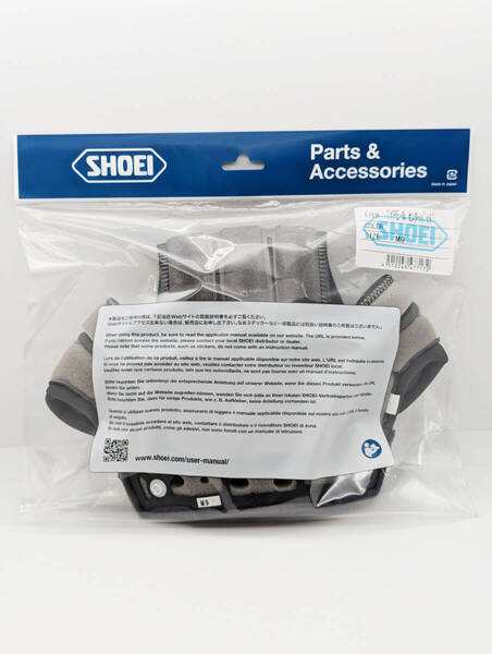 1) 新品 未使用 SHOEI ショウエイ 4512048477172 TYPE-N センターパッド M9 / GT-Air2 OPTICSON NEOTEC2 J-Cruise2