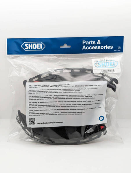 1)新品 SHOEI 純正品 ショウエイ TYPE-I チークパッド35 / X-Fourteen x-14 / 4512048459185 タイプI