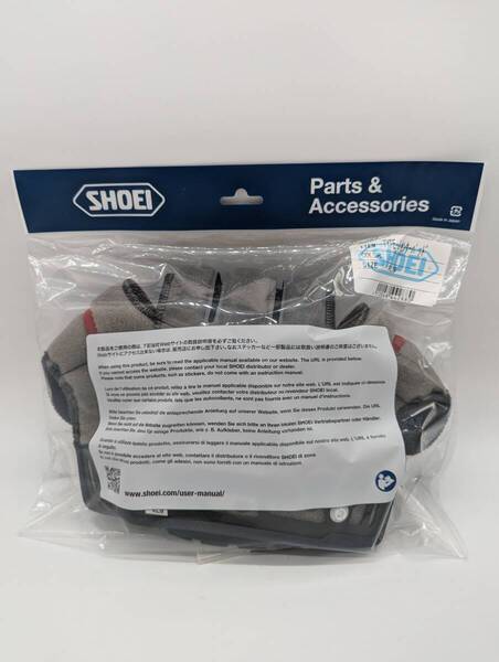 1)新品 未使用 SHOEI ショウエイ TYPE-J センターパッドXL9 4512048442880 / J-FORCE4 J-FORCE IV JFORCE4 ジェイフォース4