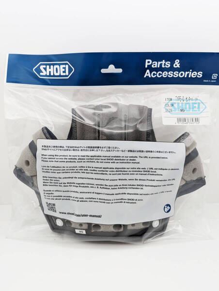 4)新品 未使用 SHOEI ショウエイ TYPE-D センターパッド M9 4512048360702 NEOTEC J-Cruise Jクルーズ ネオテック タイプD