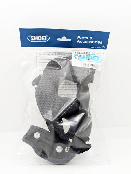 2)新品 未使用 SHOEI ショウエイ J-STREAM チークパッド35 ハード 4512048204983 35mm J-FORCE3 (S、L、XL用)