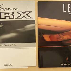カタログ SUBARU LEGACY Touring Wagon E-BF系 Impreza WRX EGC8 ALCYONE E-AX系, おまけ2部 計5部セット