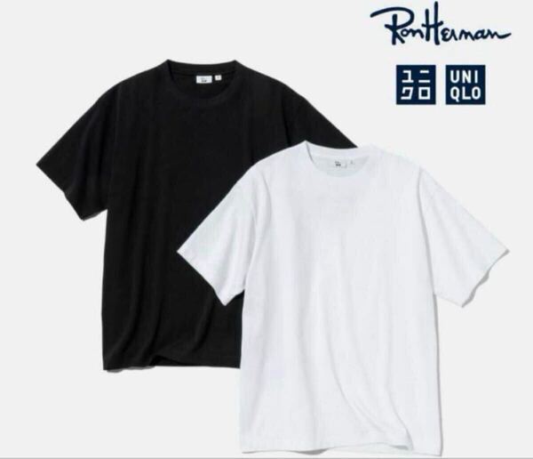 新品未使用 XLサイズ 黒 ユニクロ Tシャツ ブラック ロンハーマン コラボ