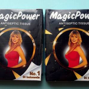 新品 マジックパワーティッシュ Magic Power Tissue ウェットティッシュ 1箱6枚入り 2個1組 B