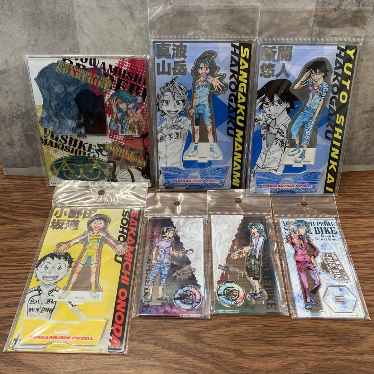 弱虫ペダル アクリルストラップ等セット 秋田書店19点全て未開封品