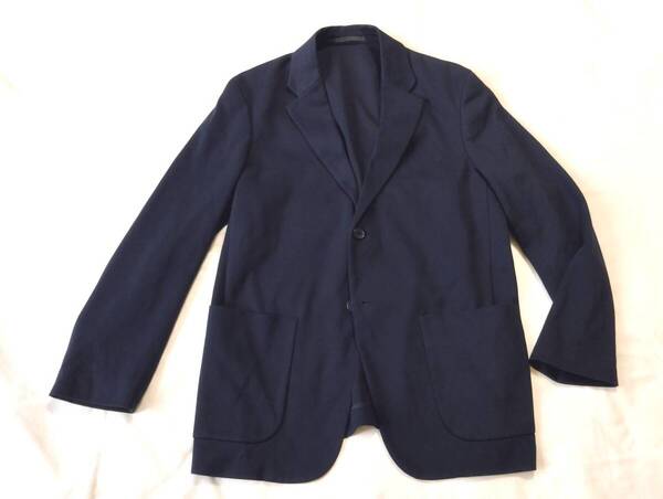 UNIQLO 紺テーラードジャケットL検感動ジャケット
