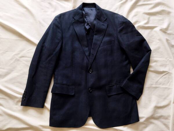 OLD Uniqlo ユニクロ コットンリネンジャケット M 検 感動ジャケット