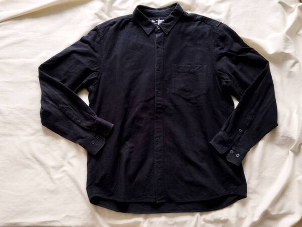 Muji 無印良品 シャツ XL 黒 ブラック