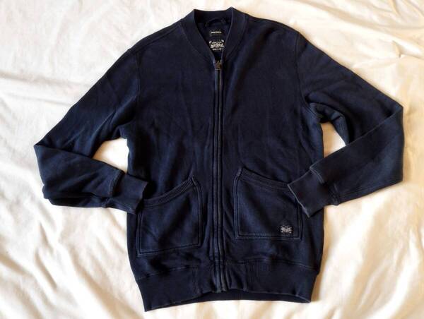 DIESEL ディーゼル ジップアップスウェットパーカー S