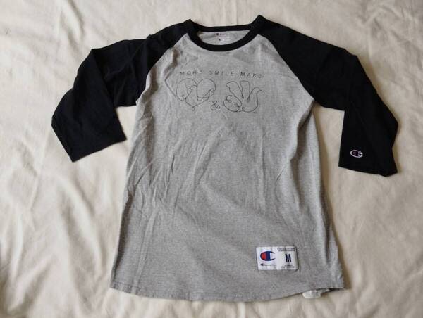 チャンピオン ラグランスリーブTシャツM