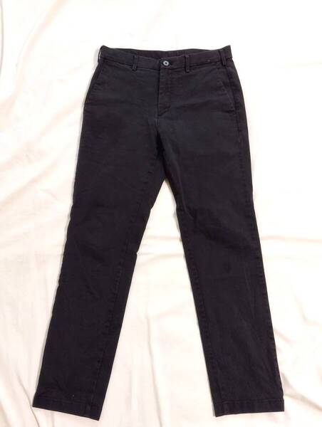 Uniqlo ユニクロ ブラックチノパンツW76cm