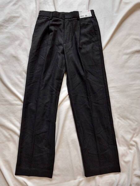 Uniqlo ユニクロ タックワイドパンツ S(68-76cm) 新品