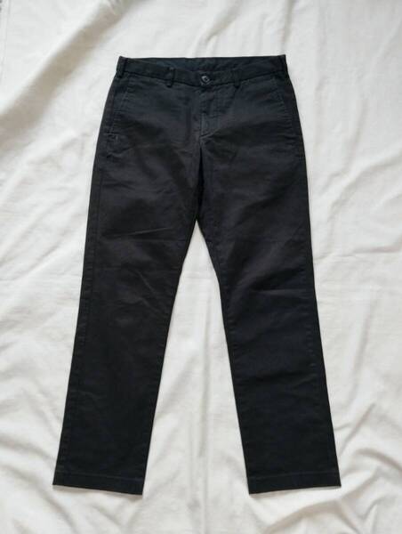Uniqlo ユニクロ チノパン W76cm 黒 ブラック