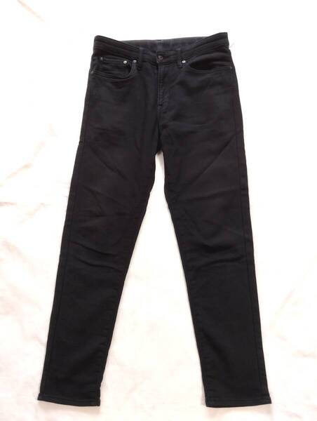 UNIQLO ユニクロ ブラックUltra Stretch skinny TaperedジーンズM(76-84cm)