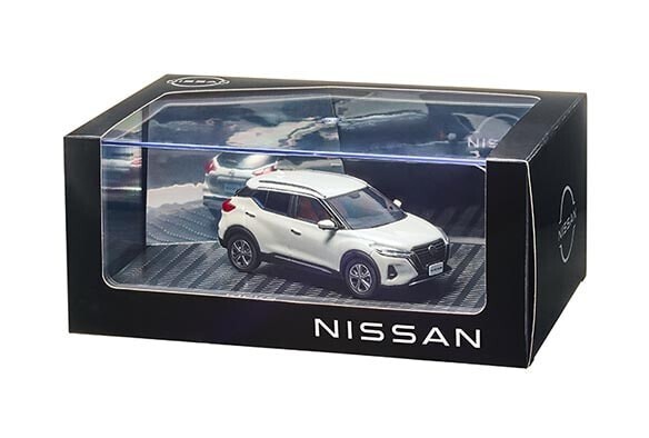 日産 特注 京商 キックス NISSAN KICKS P15 ブリリアントホワイトパール 1/43