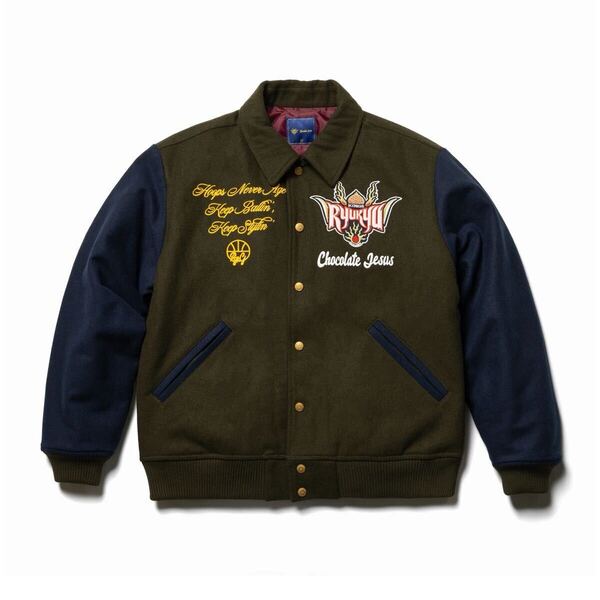 琉球ゴールデンキングス KINGS CJ Stadium Jacket chocolate jesus 岸本隆一 ジャケット ゴーディー チョコレートジーザス チョコジー