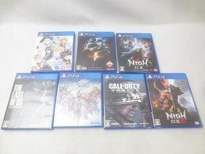 【同梱可】中古品 ゲーム プレイステーション4 PS4ソフト 7点 バイオハザード5 仁王 等 グッズセット
