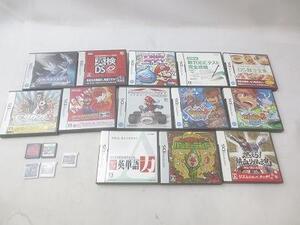 【同梱可】中古品 ゲーム ニンテンドーDS ソフト 18点 ポケットモンスター ダイヤモンド マリオカートDS 等 グッズセ