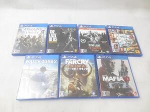 【同梱可】中古品 ゲーム プレイステーション4 PS4ソフト 6点 グランドセフトオート V ラスト オブ アス リマスター