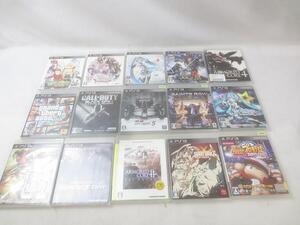 【同梱可】良品 ゲーム プレイステーション3 PS3ソフト グランツーリスモ5 アーマードコア4 真三國無双7 等 15点