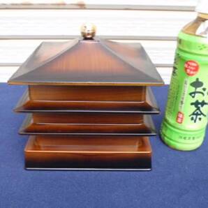 ◆送料無料◆珍品?昭和レトロ 新品 三段重ね灰皿 煙草盆 三重の塔 日本製
