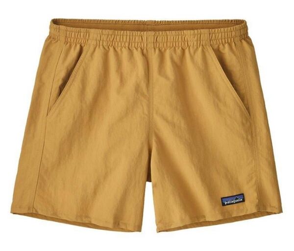パタゴニア Patagonia レディース バギーズショーツ 5インチ XS 新品 バギーズパンツ 5 短パン 水着 水陸両用 海パン ゴールド women