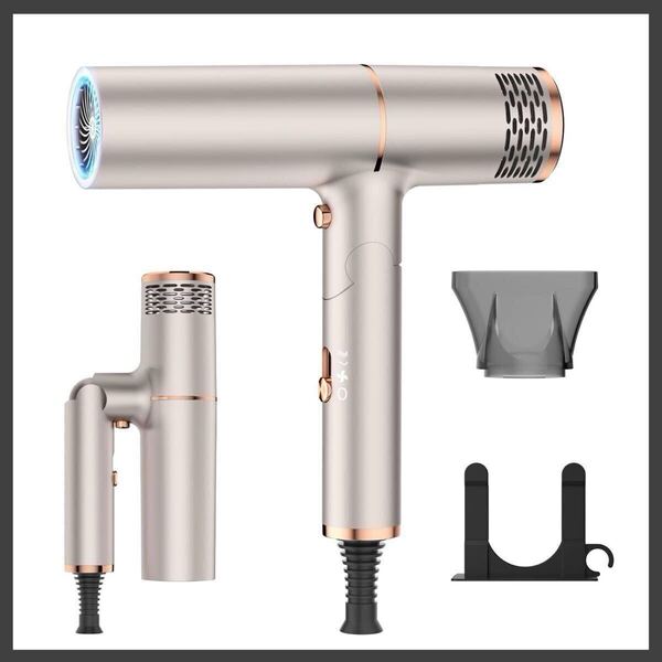 サロン専用 ドライヤー 大容量 T字型 高濃度マイナスイオン 速乾 大風量 ヘアドライヤー 1500W 折り畳み式 静音 軽量 マイナスイオン