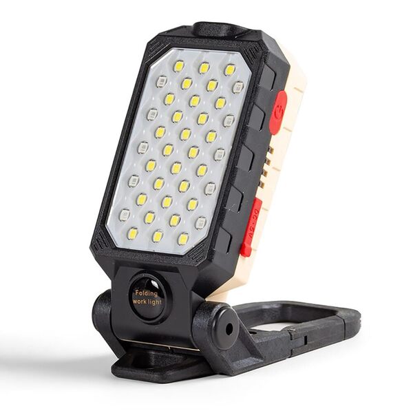 作業灯 LED作業灯 折り畳み式 懐中電灯 ワークライト usb充電式 ハンディライト 650ルーメン COBライト マグネット付き 緊急用照明 5VB7