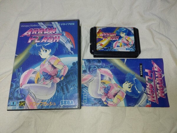 【送料無料】 メガドライブ アローフラッシュ mega drive sega セガ ゲーム arrow flash