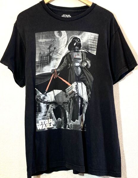 STAR WARS☆Y2K☆2000'sVINTAGE☆ムービーTシャツ☆ダースベイダー☆スターウォーズ☆キャラクター☆USA☆ビンテージ☆グレー☆濃灰