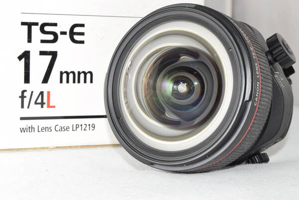 ☆綺麗な展示品☆Canon TS-E 17mm F4L☆単焦点レンズ EFマウント☆アオリ撮影☆安心のメーカー1年保証付☆元箱一式