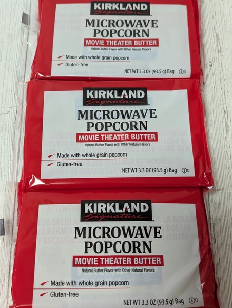 ポップコーン COSTCO コストコ カークランド 3袋