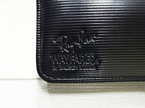 廃盤 極美品 B&L レイバン 黒 ウェイファーラー ソフト ケース RAYBAN USA WAYFARER ボシュロム オールド ビンテージ サングラス 90s 80s