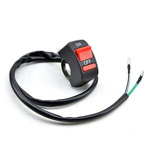 ZADAFINA バイク スイッチ ON/OFF RMS 汎用 オン オフ ヘッドライトスイッチ バイク用 キルスイッチ オートバイ 自転車用 コンパクト