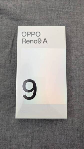 新品未使用 oppo reno 9a ムーンホワイト 128GB ワイモバイル SIMフリー シュリンク付